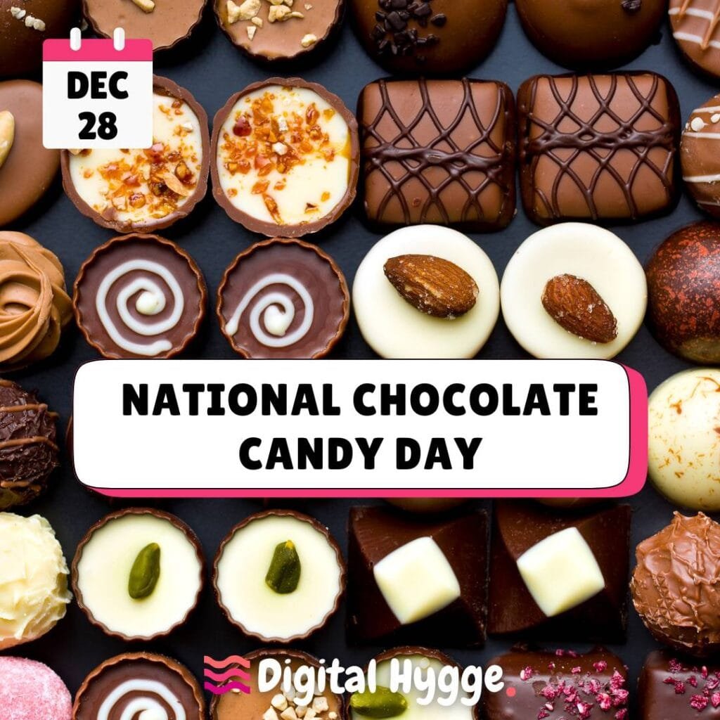 National Chocolate Candy Day celebrated on December 28th