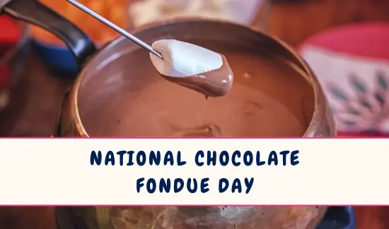 National Chocolate Fondue Day