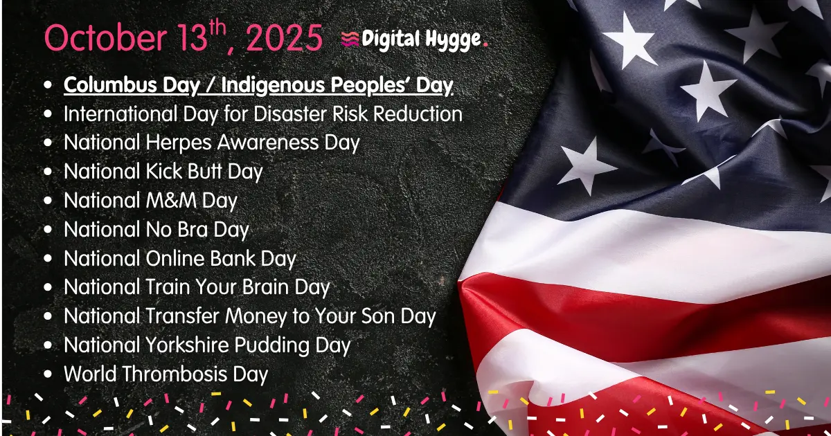 National Days on October 13