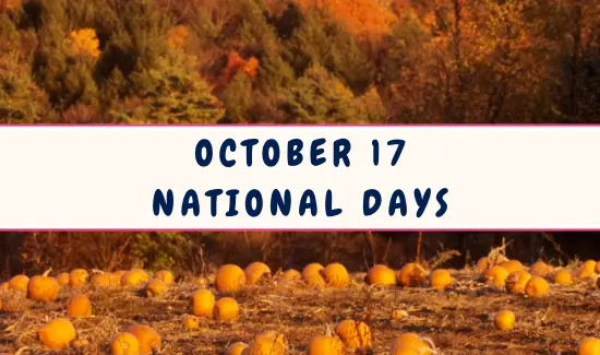 National Days on October 17
