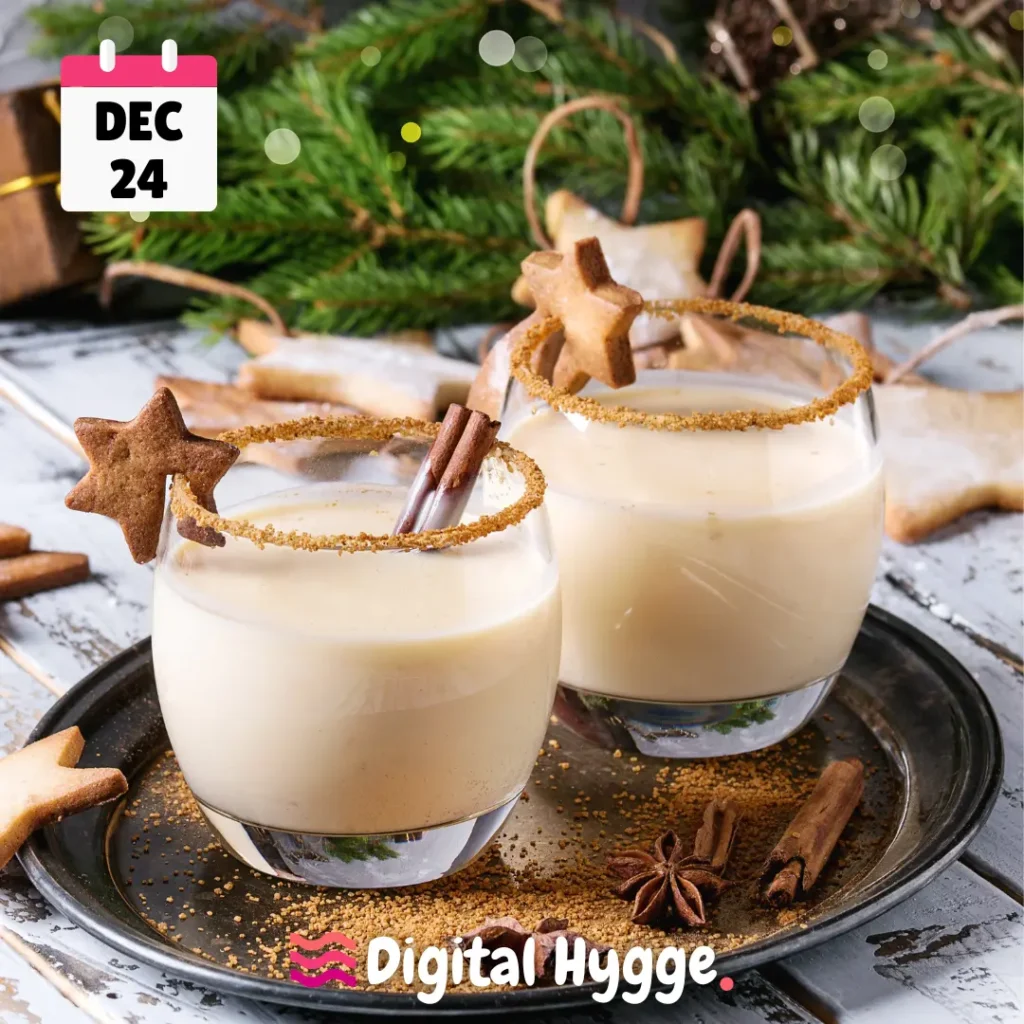 National Egg Nog Day celebrated on December 24th