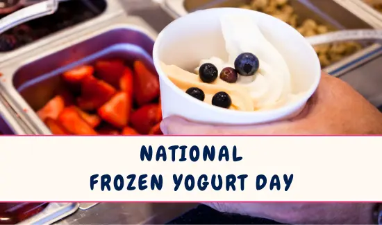 National Frozen Yogurt Day