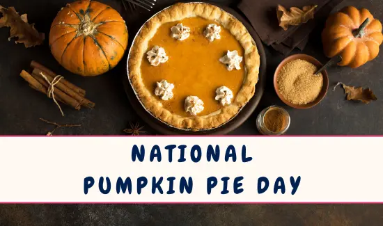 National Pumpkin Pie Day
