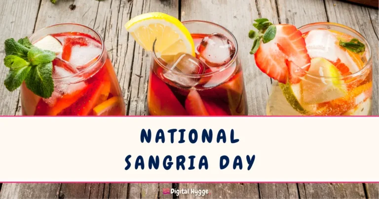 National Sangria Day December 20