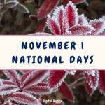 November 1 National Days
