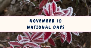 November 10 National Days