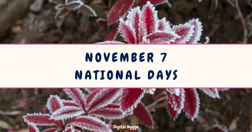 November 7 National Days
