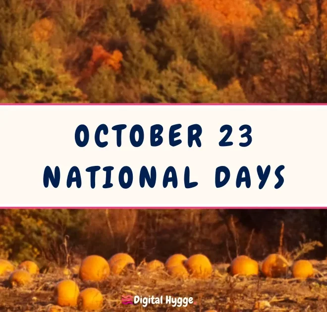 October 23 National Days