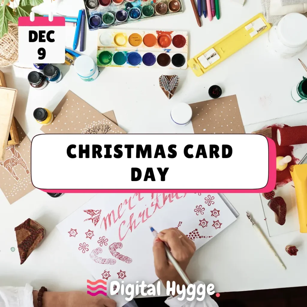 Christmas Card Day on December 9