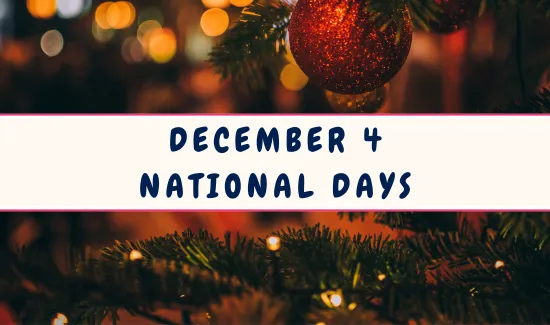 National Days on December 4