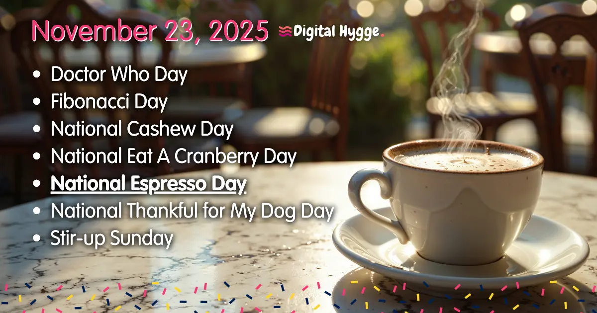 Complete list of national days taking place on November 23