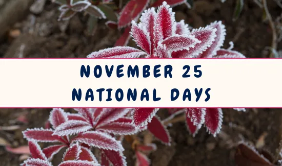 National Days on November 25
