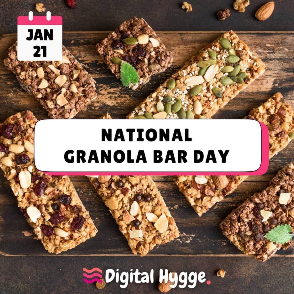 National Granola Bar Day celebrated on January 21st