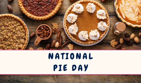 National Pie Day in January