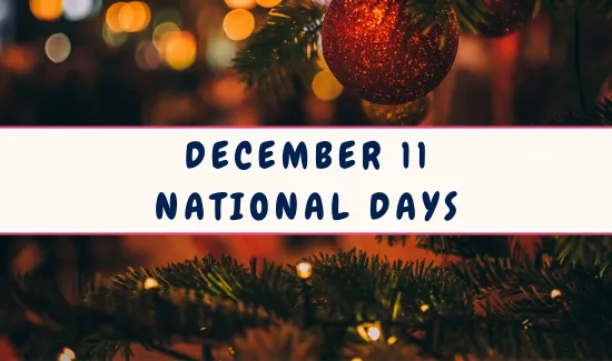 National Days on December 11