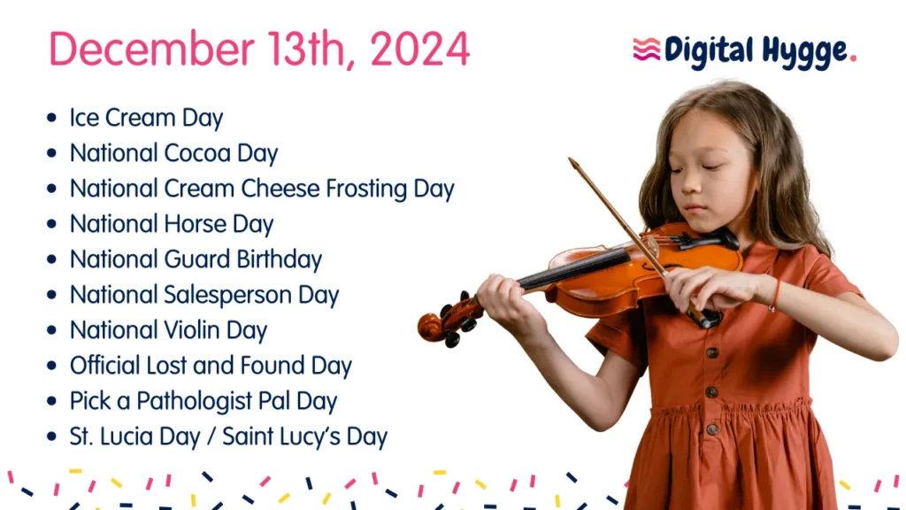 National Days on December 13
