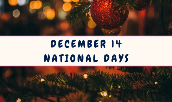 National Days on December 14