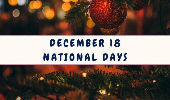 National Days on December 18