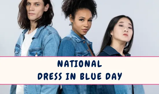 National Dress in Blue Day