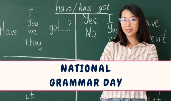 National Grammar Day