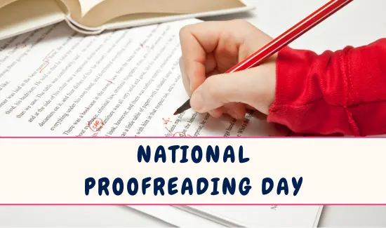 National Proofreading Day