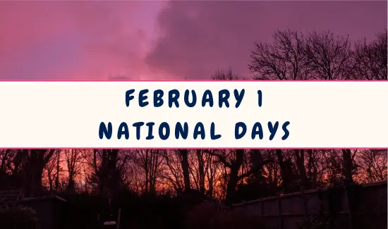 National Days on February 1