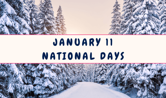 National Days on January 11