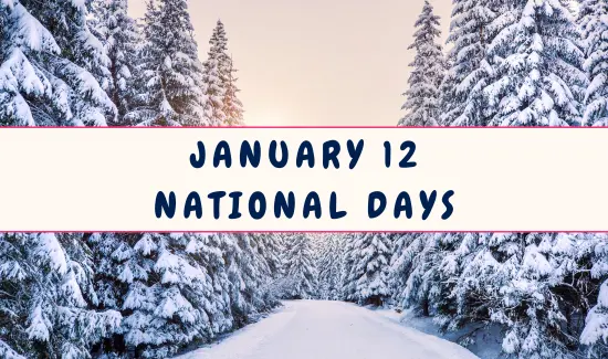 National Days on January 12