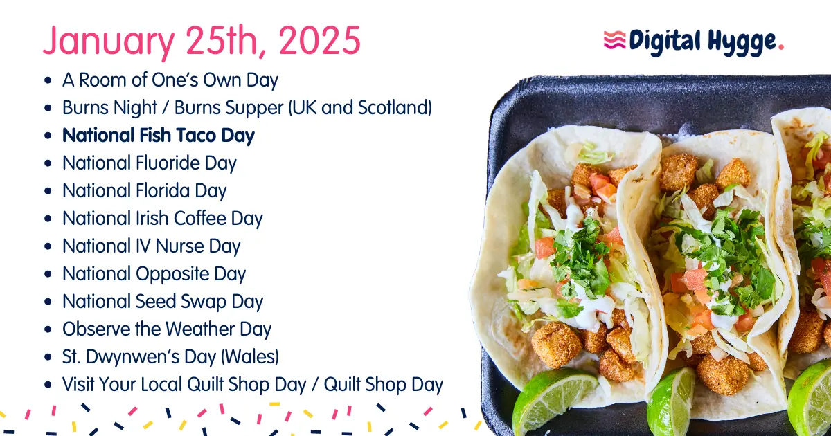 National Days on January 25th