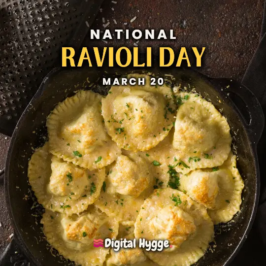 National Ravioli Day on March 20