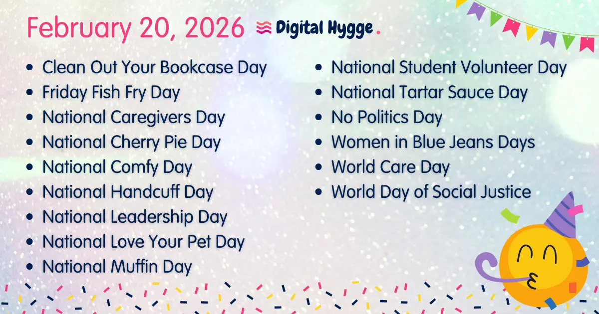 National Days on February 20, 2026