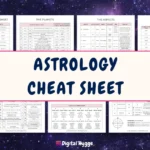 Astrology 101: Printable Astrology Cheat Sheet PDF