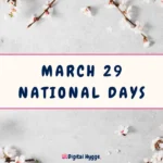 March 29 National Days
