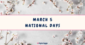 March 5 National Days