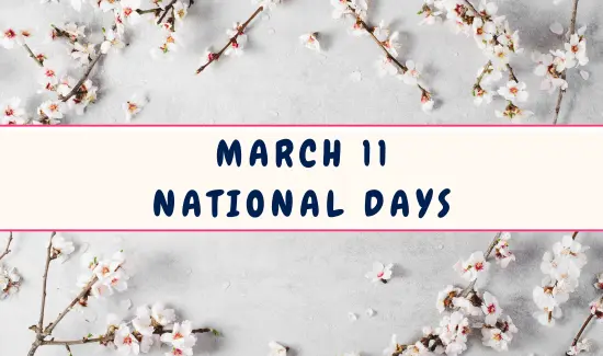 National Days on March 11