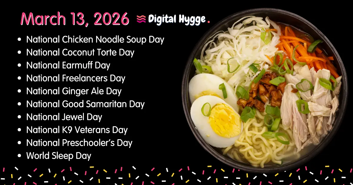 National Days on March 13, 2026