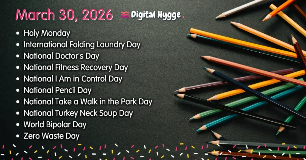 National Days on March 30, 2026