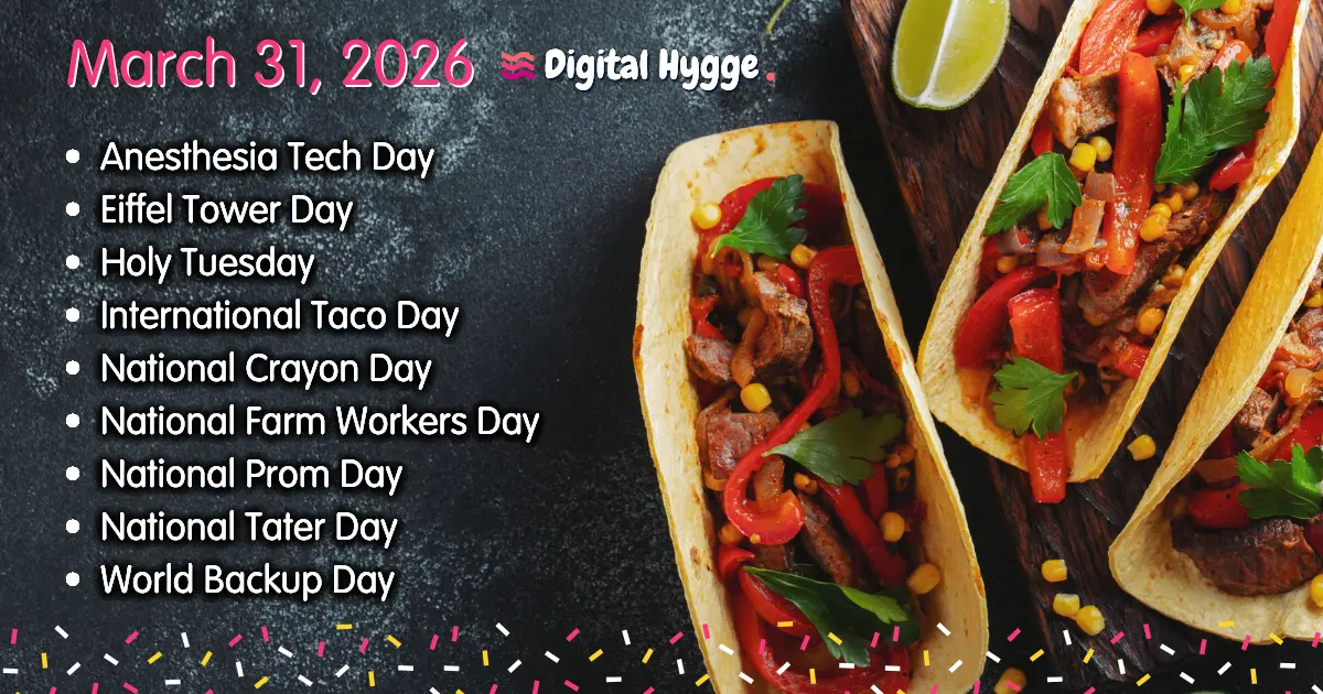 National Days on March 31, 2026