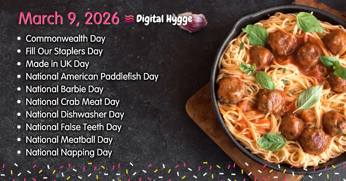 National Days on March 9, 2026