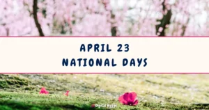 April 23 National Days