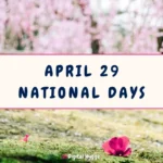 April 29 National Days