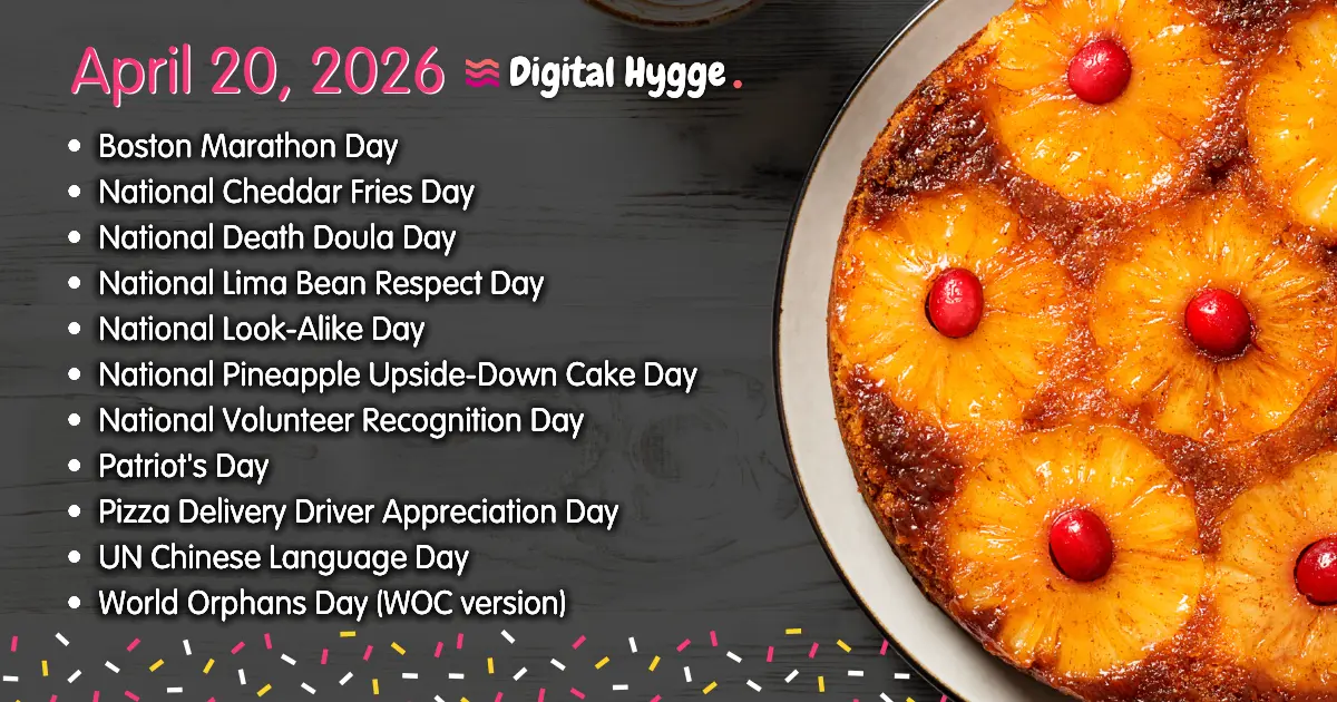 National Days on April 20, 2026