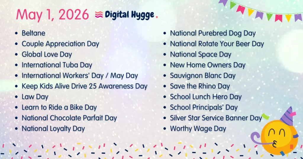 National Days on May 1, 2026