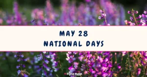 May 28 National Days