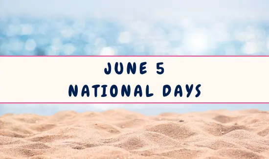 National Days on June 5