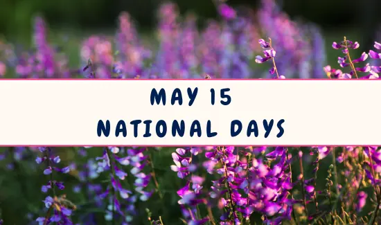 National Days on May 15