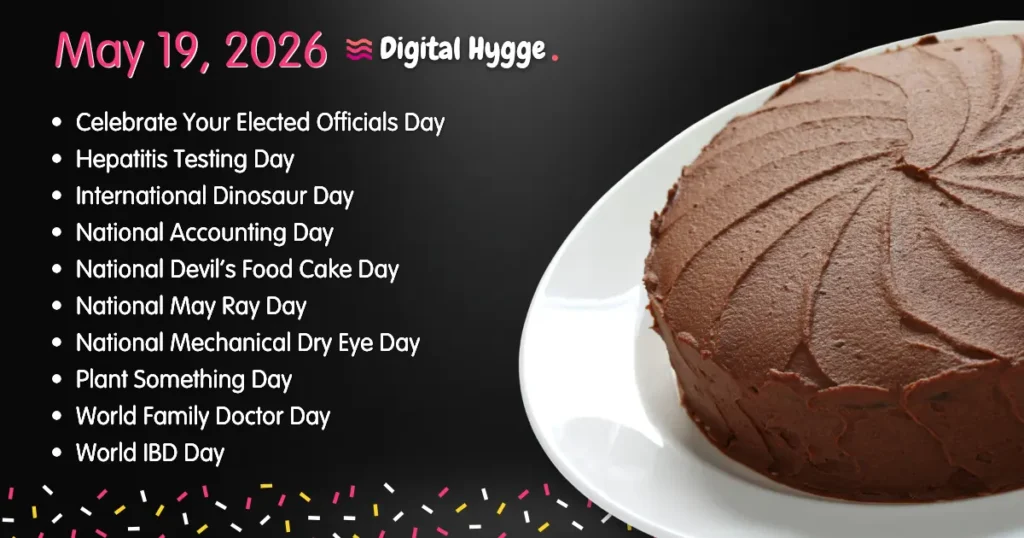 National Days on May 19, 2026