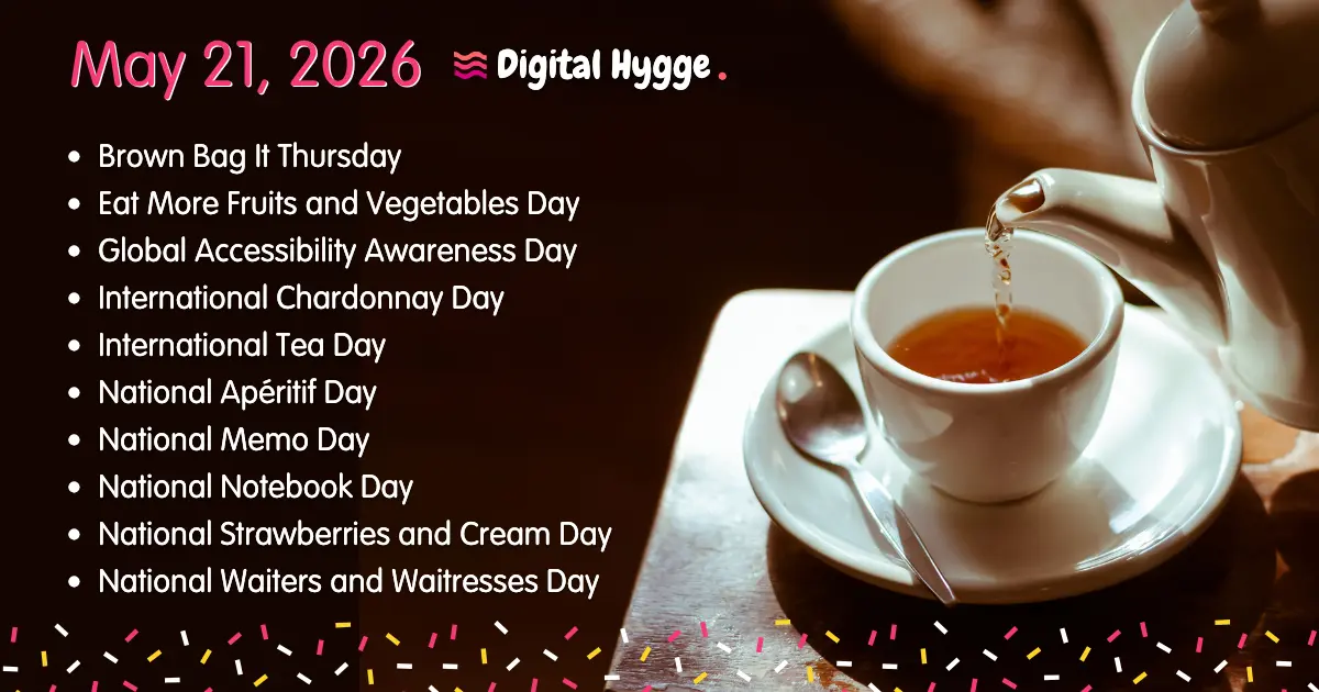 National Days on May 21, 2026
