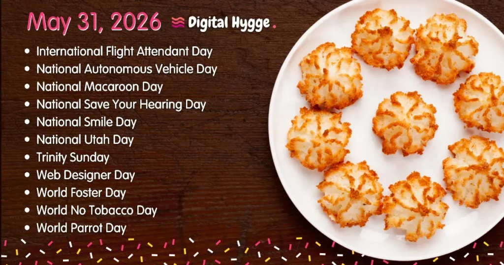 National Days on May 31, 2026