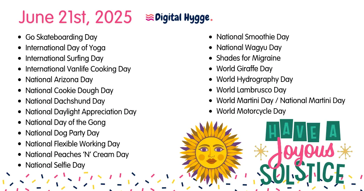 National Days on June 21st